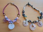 2x ketting juweel Murano, Met hanger, Ophalen of Verzenden, Zo goed als nieuw, Steen of Mineraal