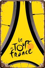 Panneau en métal Tour de France - Mancave vintage rétro, Collections, Enlèvement ou Envoi, Neuf, Panneau publicitaire