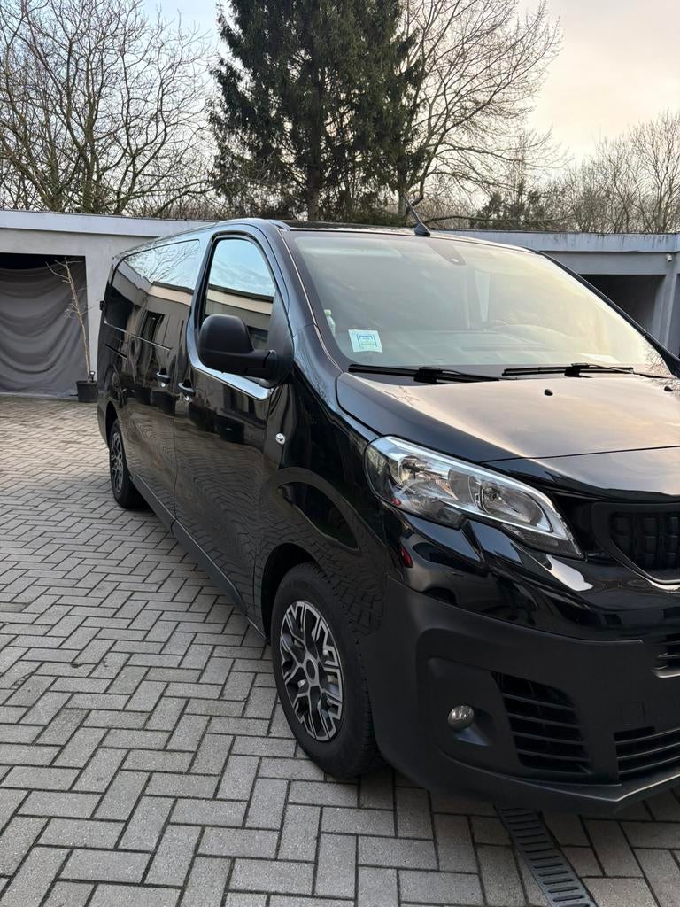 Peugoet expert dub cabine 2023, Auto's, Peugeot, Voorwielaandrijving, Stof, Zwart, Parkeersensor