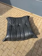 100% authentieke Togo Ligne Roset poef origineel zwart leder, Ophalen of Verzenden, Knoll vitra mah jong flos sede b&b italia artifort cassina edra