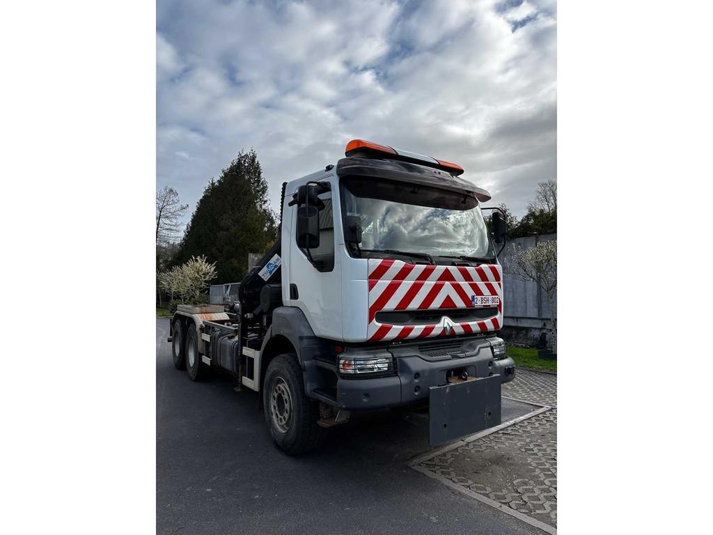 Renault - Kerax - Camion - 2006 - 6x4 - Grue HMF, Autos, Camions, Achat, Entreprise, Euro 3, Autres carburants