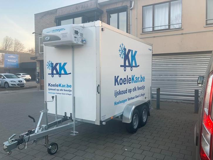 Verhuur koelwagen regio Geel, Auto diversen, Aanhangers en Bagagewagens, Zo goed als nieuw, Verzenden