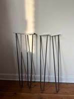 Vier “hairpin” tafelpoten, Ophalen, Tafelpoot, Minder dan 50 cm, Gebruikt