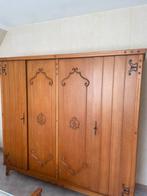 Kleerkast plus bijhorend bed en spiegelkast, Antiquités & Art, Enlèvement
