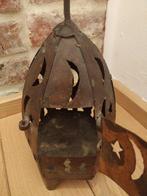 Metalen lantaarn van Moons en sterren, Huis en Inrichting, Woonaccessoires | Kandelaars en Kaarsen, Ophalen, Gebruikt, Metaal