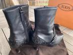 Tod's vintage magnifiques botillons pointus noirs P. 36,5, Enlèvement, Boots et Botinnes, Porté, Noir