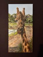 Groot schilderij giraf, Ophalen