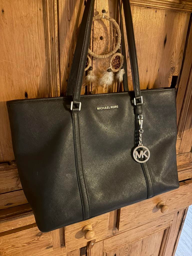 Michael kors xl, Ophalen of Verzenden, Zwart, Handtas
