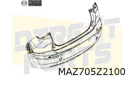 Mazda MX-30 (7/20-) achterbumper (bij blind spot monitor) (t, -, Verzenden, -, Nieuw