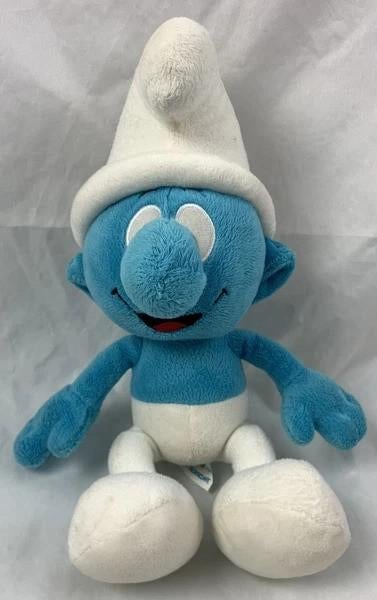 Peyo De Smurfen Smurf Knuffel 30cm Puppy SA 2008 Origineel, Overige merken, Overige typen, Blauw, Zo goed als nieuw