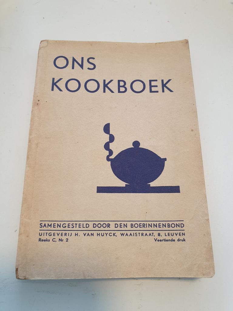 ONS KOOKBOEK 1941 Reeks C Nr 2 Veertiende druk Boerinnenbond, Boeken, Kookboeken, Ophalen of Verzenden, Gelezen, Boerinnenbond