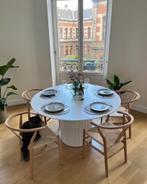 Pillar Dining Table White - Ø140 cm, Ophalen, Gebruikt, Rond, Vijf personen of meer