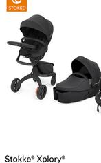 Complete Stokke Xplory Set + Cybex Maxi‑Cosi...Alles in één!, Kinderen en Baby's, Kinderwagens en Combinaties, Gebruikt, Verstelbare duwstang