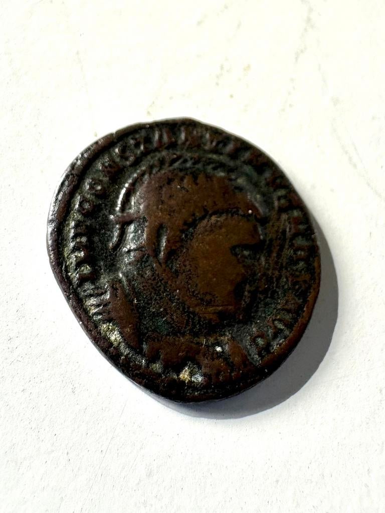 ZELDZAME ROMEINSE MUNTENVERZAMELAAR CONSTANTINE, Ophalen of Verzenden, Brons