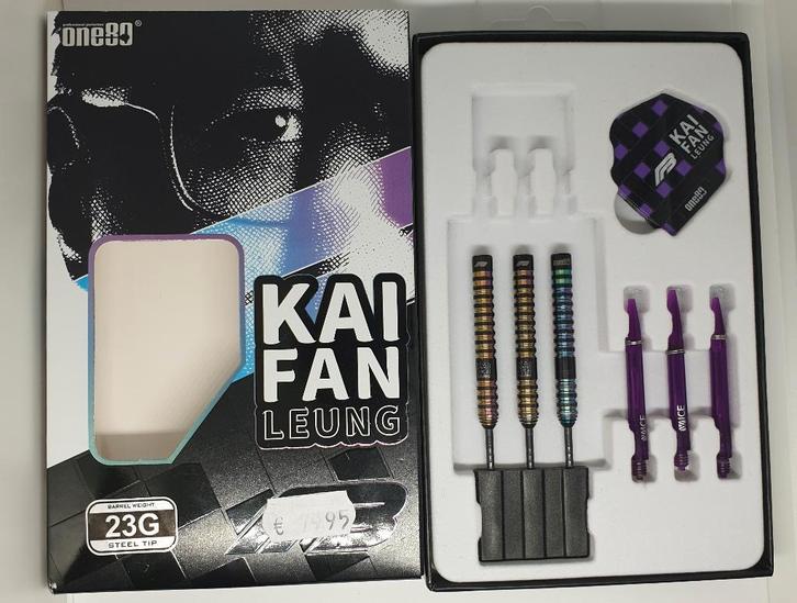 Darts pijlen One80 Kai Fan Leung - 23 gram, Sports & Fitness, Fléchettes, Utilisé, Fléchettes, Enlèvement ou Envoi
