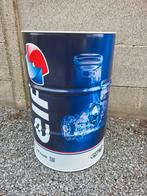 Olievat Elf motor olie 200 liter leeg, Jardin & Terrasse, Paniers de feu, Enlèvement