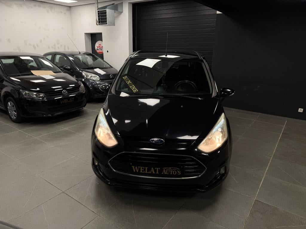 FORD BMAX TURBO BENZINE/2013/131.000KM/EXPORT, Euro 5, Zwart, B-Max, Zwart