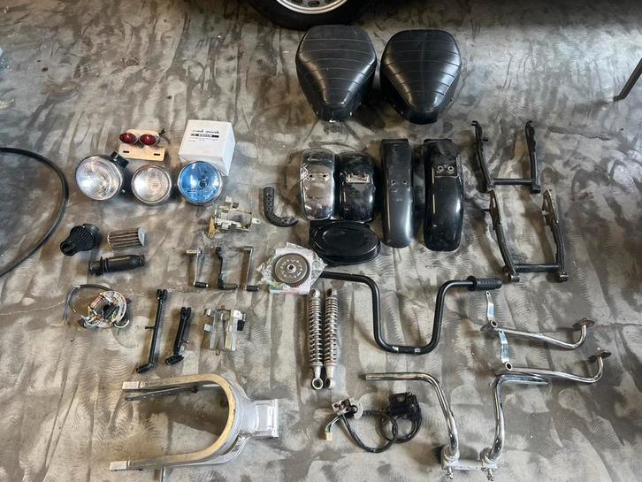 Lot onderdelen dax, monkey, pbr, Vélos & Vélomoteurs, Pièces de cyclomoteur | Général, Enlèvement