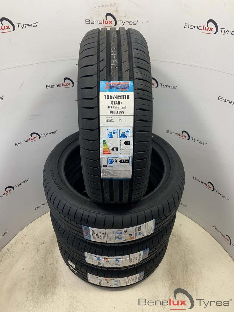 NIEUW 195/45R16 84V XL Superia 195/45 R16 195/45/16 1954516, Autos : Pièces & Accessoires, Pneus & Jantes, Neuf, -, 16 pouces