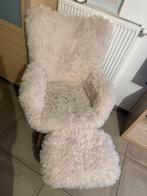 Zetel met voetbank, Ophalen, Zo goed als nieuw