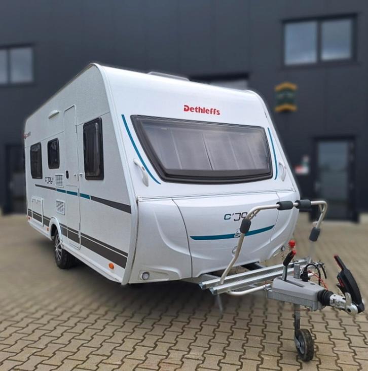 Caravane Dethleffs, état neuf, options incluses, 2022 Super, Caravanes & Camping, Caravanes, Particulier, Dethleffs, 2 lits séparés