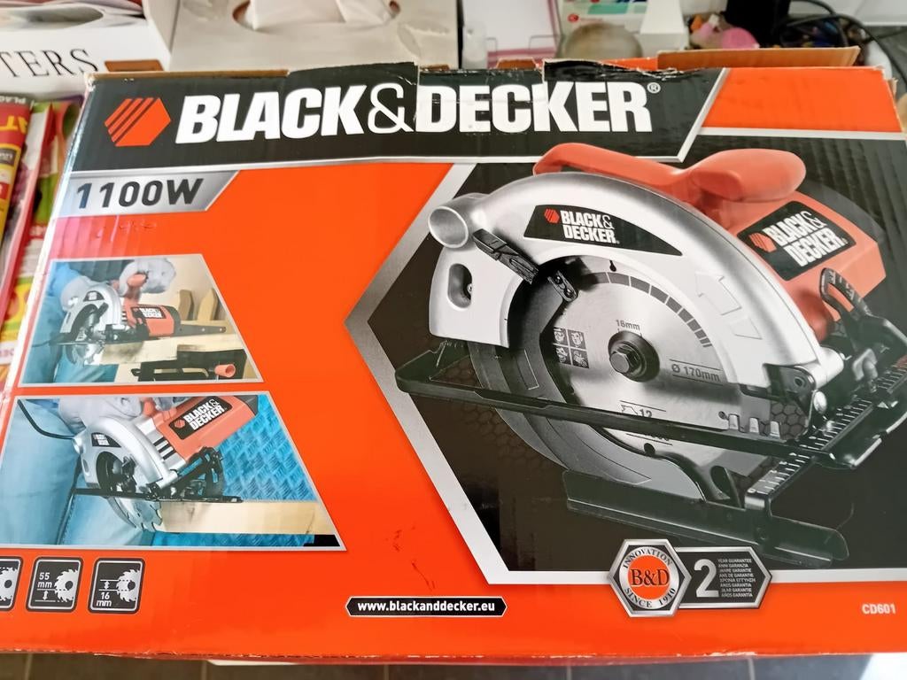 Scie circulaire Black & decker, Ophalen