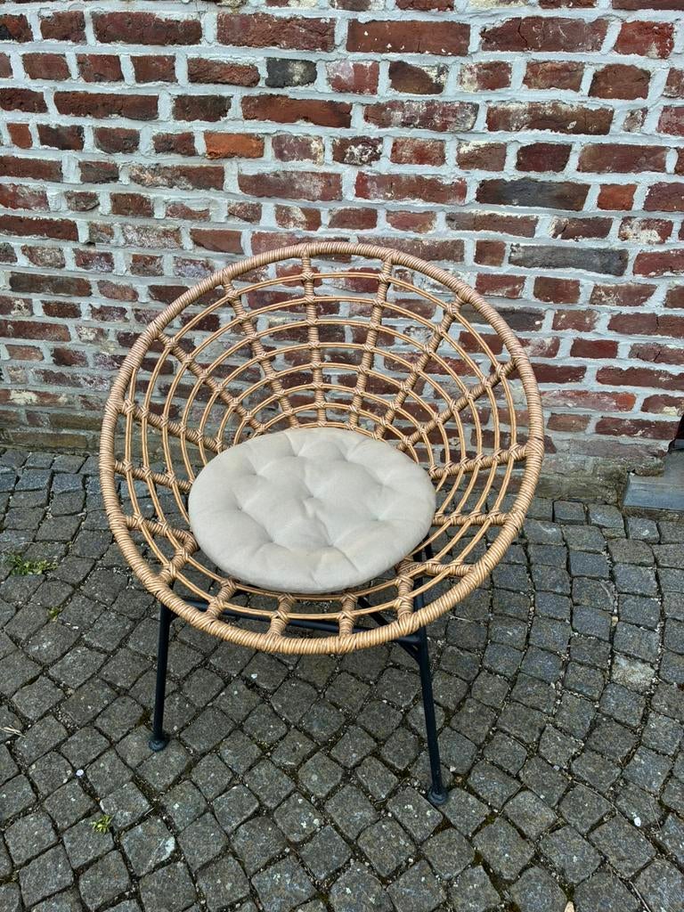 20x Rotan Stoelen – Horeca / Terras / Design, Ophalen, Zo goed als nieuw, Rotan