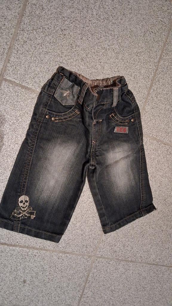 Jeansbroek Mamas en papas maat 62, Kinderen en Baby's, Babykleding | Maat 62, Broekje, Ophalen of Verzenden, Zo goed als nieuw