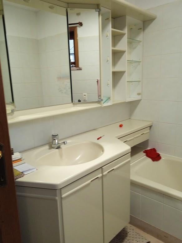 meuble salle de bain suspendu complet, Enlèvement, Utilisé, Meuble lavabo