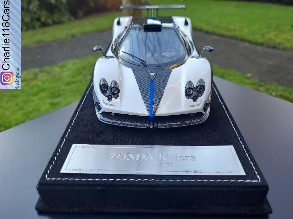 01/30 Henson & Heaven 1/18 Pagani Zonda Riviera HH, Hobby & Loisirs créatifs, Voitures miniatures | 1:18, Neuf, Enlèvement ou Envoi