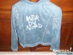 Mer du nord jeansjasje S/M, Kleding | Dames, Ophalen, Blauw, Zo goed als nieuw, Jasje