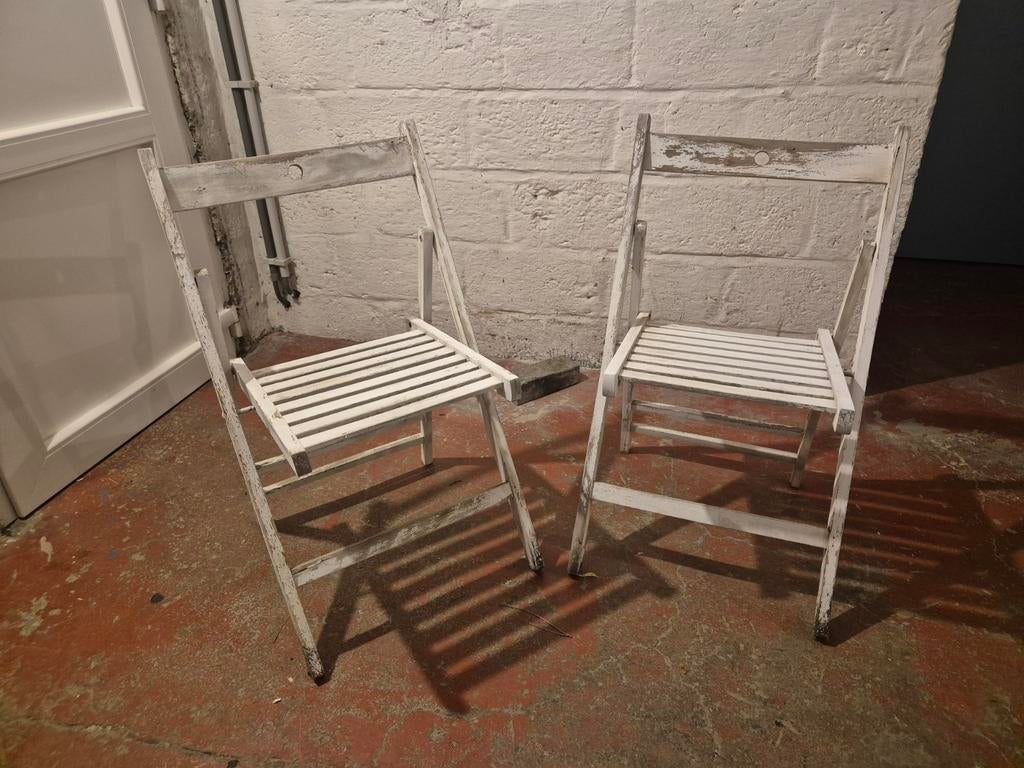 2 chaises de jardin en bois, Jardin & Terrasse, Enlèvement, Bois