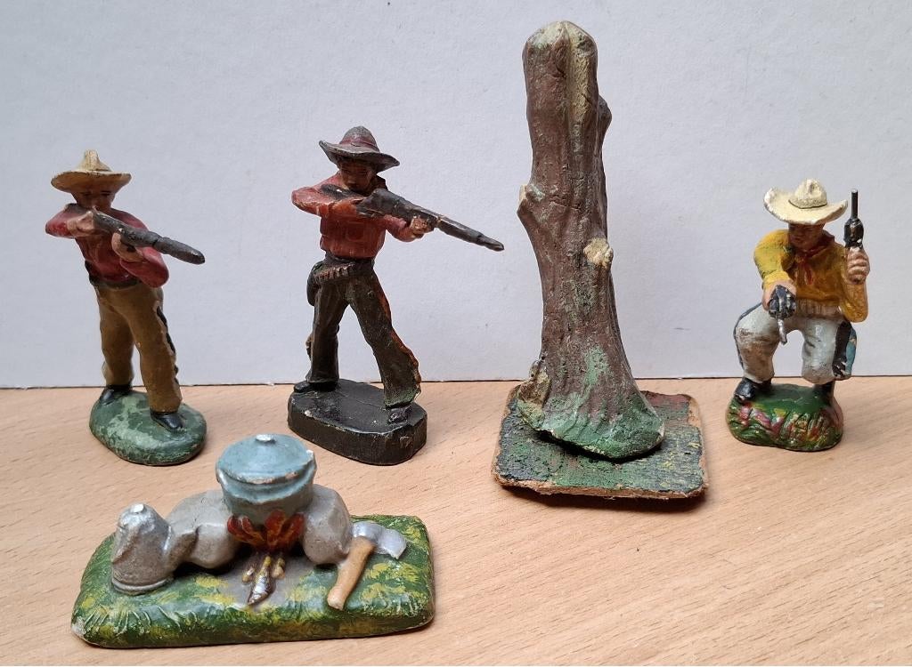 Elastolin cowboys, Ophalen of Verzenden