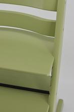 Stokke Tripp Trapp Moss Green — Modèle de voyage rénové, Envoi, Comme neuf, Chaise pliante, Réducteur de chaise