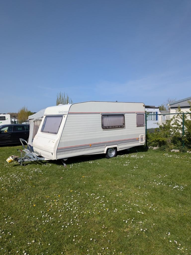 Caravan sterckeman fjord420, 5pers, met stapelbed, Stapelbed, Sterckeman, Particulier, Luifel