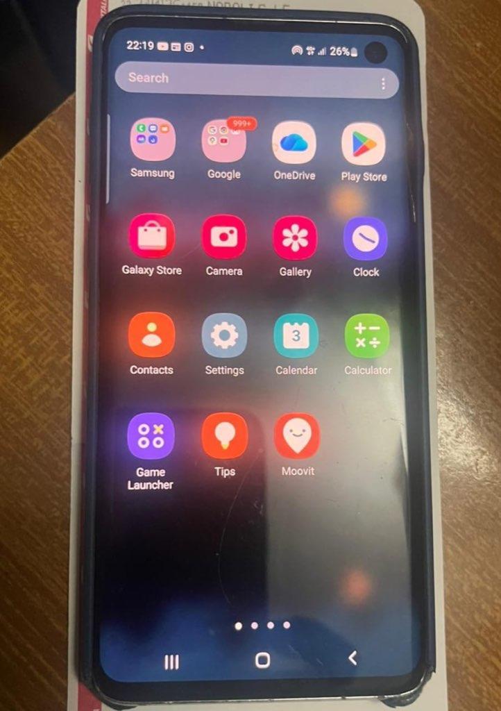 te koop Samsung S10, Télécoms, Téléphonie mobile | Samsung, Comme neuf, Galaxy S10, 256 GB, Écran tactile, Argent, Enlèvement ou Envoi