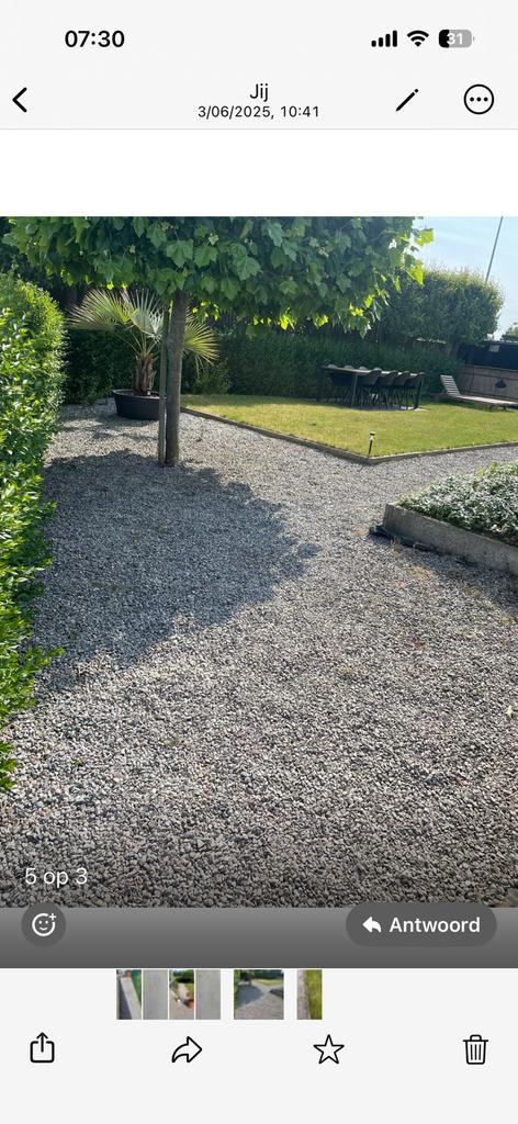 Siergrind. Keitjes 13 ton, Gris, Gravier, Enlèvement, Utilisé