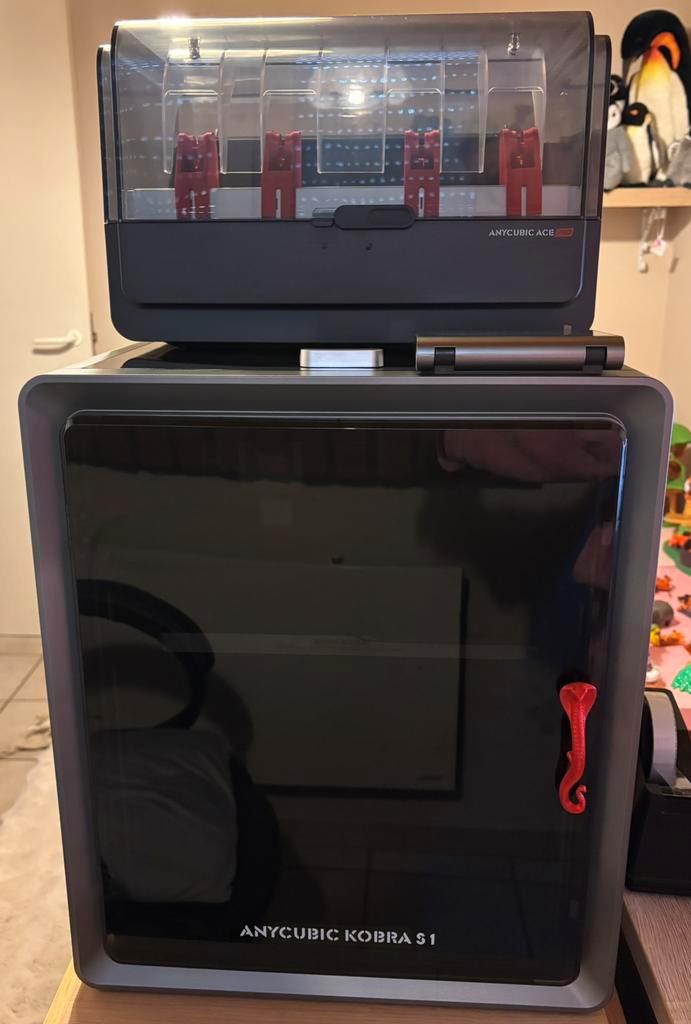 Anycubic kobra s1 met 2 x ace pro’s, Informatique & Logiciels, 3D Imprimantes, Comme neuf, Enlèvement