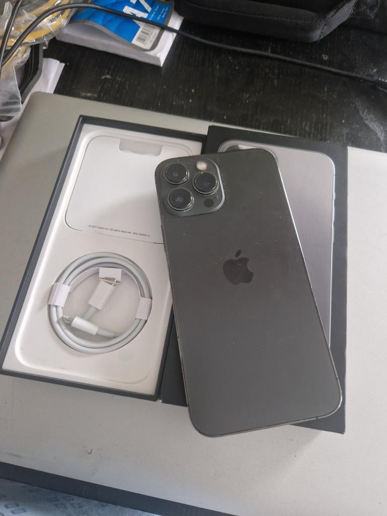 iPhone 13 Pro Max, Telecommunicatie, Mobiele telefoons | Apple iPhone, Ophalen, Zwart, IPhone 13 Pro Max, 100 %