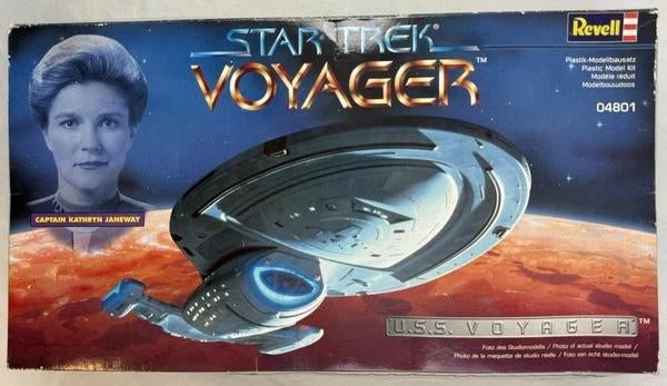 Revell Star Trek Voyager USS Modelbouw 04801 Modelkit 1995, 1:50 of kleiner, Verzenden, Revell, Overige typen