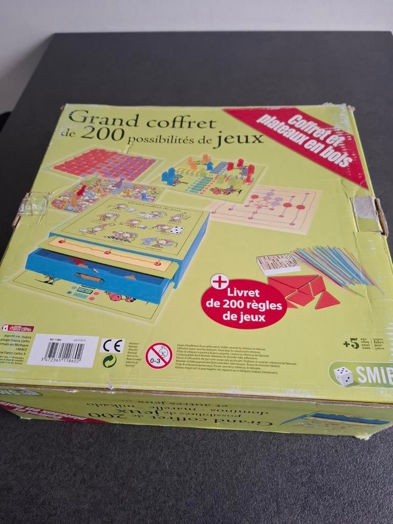 Coffret 200 jeux, Enlèvement