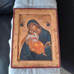 Byzantijns  icoon Moeder Gods met kindje., Enlèvement ou Envoi