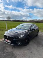 Mazda 3 te koop, Auto's, Mazda, Voorwielaandrijving, Zwart, Zwart, Leder