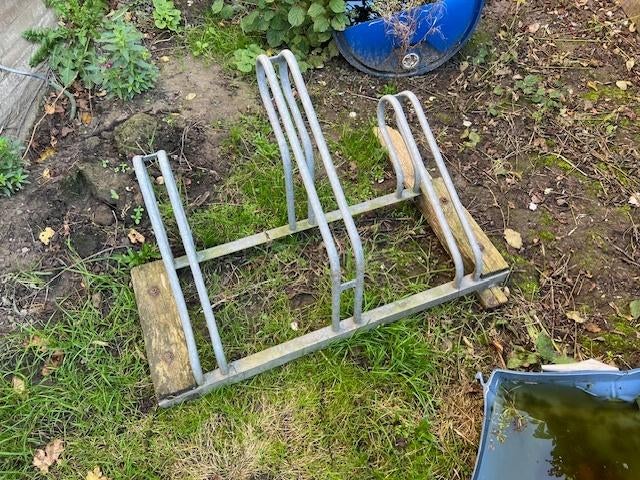 Fietsenrek voor 3 Fietsen, Tuin en Terras, Ophalen, Gebruikt