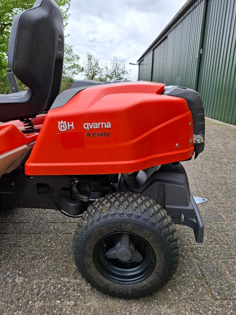 Te koop husqvarne frontmaaier, Ophalen, Zo goed als nieuw, Husqvarna, Mulchfunctie