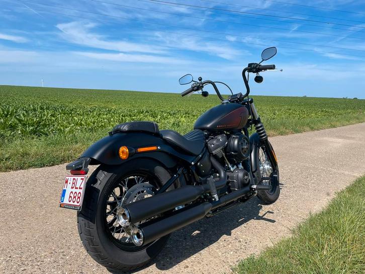 Harley Davidson Streetbob FXBB - 2019 <4.000km, Motoren, Motoren | Harley-Davidson, Chopper, meer dan 35 kW, 2 cilinders, ABS