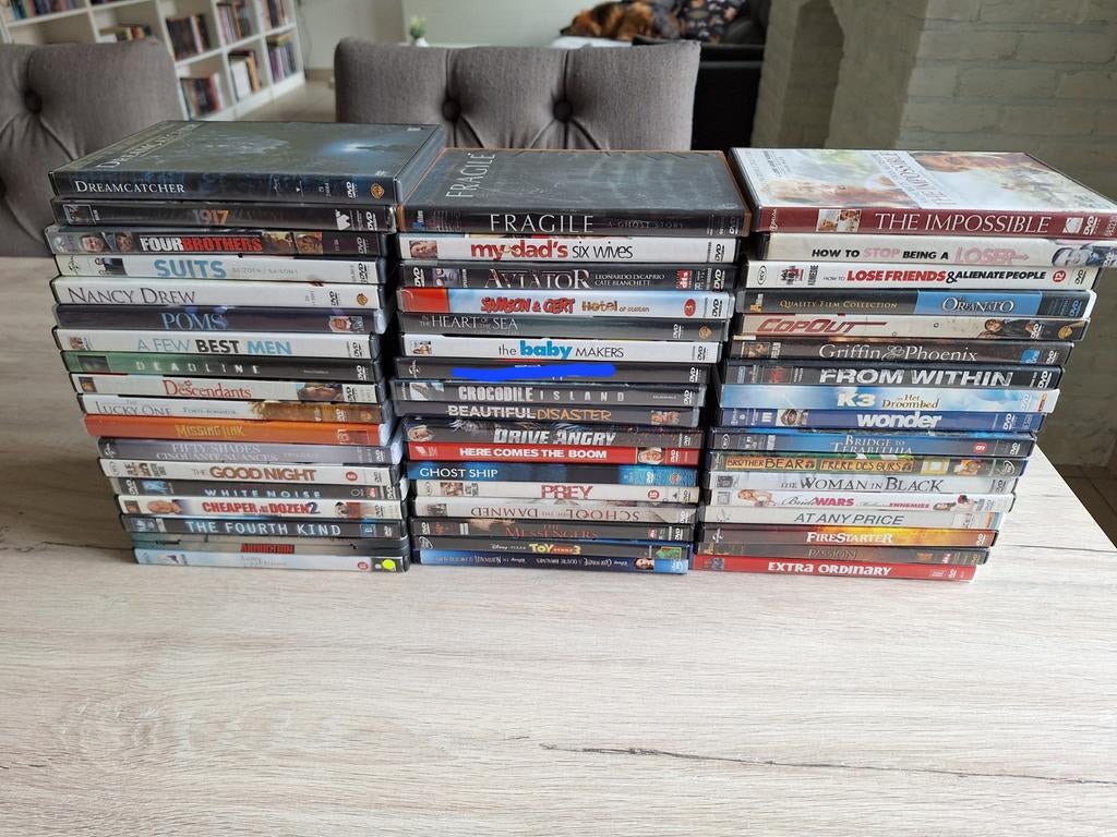 Lot dvd's (51 stuks), Ophalen