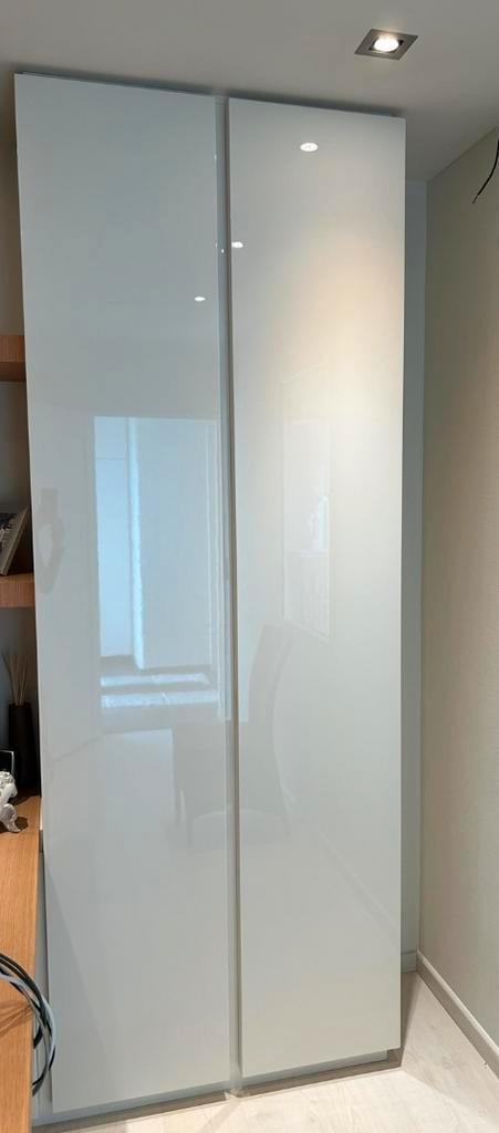 Hoge kast + 2 lage kasten, Maison & Meubles, Armoires | Armoires à porte coulissante & Armoires à archives, Comme neuf, Enlèvement