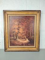 Robert Desmarets - schilderij bospad, Ophalen of Verzenden