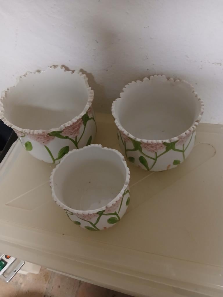 3 bloempotten tilquin, Tuin en Terras, Ophalen